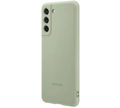 Funda original Samsung con tapa para Galaxy S21 FE, color Verde Oliva