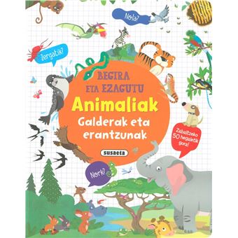 Animaliak galderak eta erantzunak