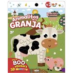 Animalitos De La Granja Color Sticker