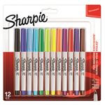 Set 12 Marcadores Permanentes Sharpie Ultra Fine