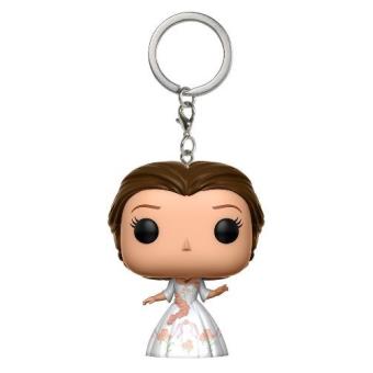 Llavero Funko Disney La Bella y la Bestia - Bella con vestido blanco - 1
