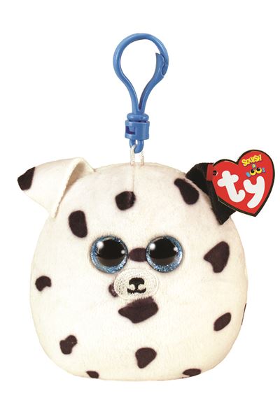 Ty squish clip fetch dog 9cm