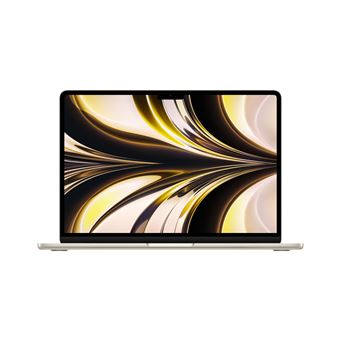 Apple MacBook Air 13,6" M2 CPU 8, GPU 10, 8GB RAM, 512GB SSD, Blanco estrella