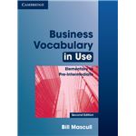 Business Vocabulary in Use Elementary to Pre-intermediate with answers