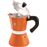 Cafetera italiana Pezzetti Moka 6 tazas Naranja