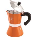Cafetera italiana Pezzetti Moka 6 tazas Naranja