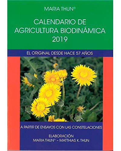 Libro Calendario De agricultura 2019 maría thun