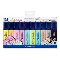 10 marcadores fluorescentes Staedtler Textsurfer Classic Pastel y Vintage colores variados