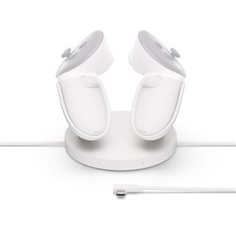 Base de carga compacta Meta para gafas de realidad virtual Quest 3/3S