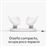 Base de carga compacta Meta para gafas de realidad virtual Quest 3/3S