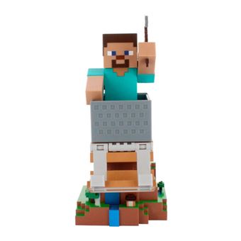 Soporte para mando Cable Guys Steve Minecraft 20cm