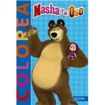 Masha y el oso-colorea