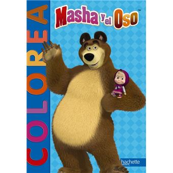 Masha y el oso-colorea