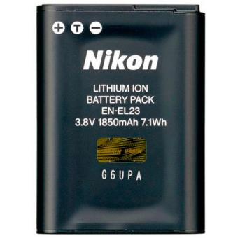 Batería recargable Nikon EN-EL23 para cámara digital negro