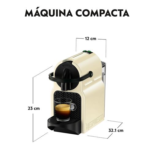 Cafetera de cápsulas Nespresso De'Longhi Inissia EN80.CW 1260 W, 19 bar  Crema - Comprar en Fnac