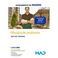 Oficial/a de Jardinería del Ayuntamiento de Madrid. Test del temario