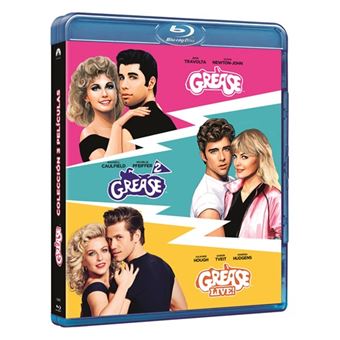 Pack Grease 1-2 + Grease Live! - Blu-Ray