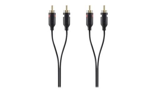 Cable de audio Belkin 2 x RCA Macho/Macho Negro