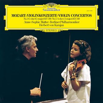 Mozart-Violin Concertos 3-5 - Vinilo