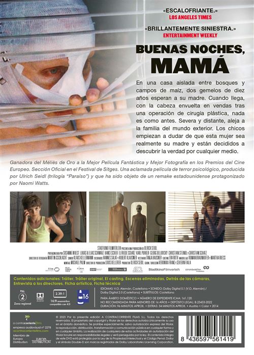 Buenas noches, mamá (Goodnight Mommy) - DVD - Veronika Franz | Fnac