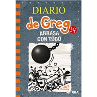 Libro Arrasa Con de jeff kinney español diario greg 14 tapa dura tododiario 14.