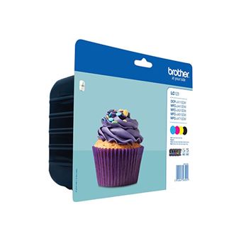 Pack de Cartucho de tintas 4 colores (CMYK) Brother LC-123VALBP - 1