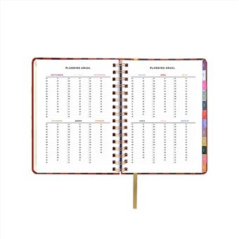 Agenda Escolar Letts Tamaño A6 - 1 Semana En 2 Páginas, Multilingüe, Color Azul Eléctrico