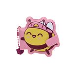 Mr Wonderful Llavero Con Minilibreta Squishy Abeja