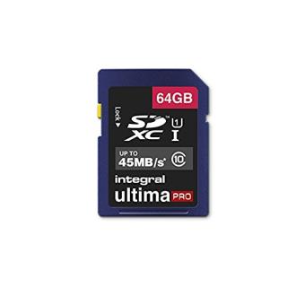Tarjeta SDXC Integral Ultima Pro 64GB Clase 10