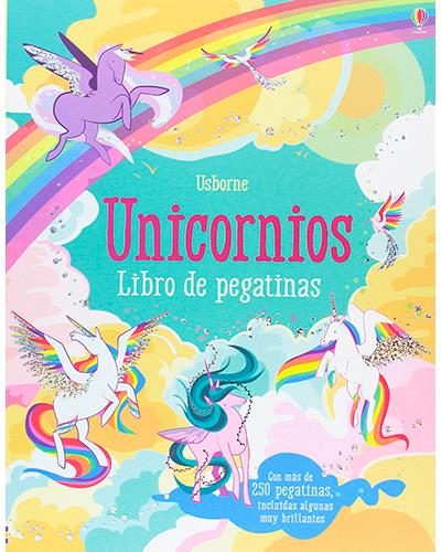 Unicornios Tapa Blanda libro de pegatinas