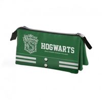 Estuche triple portatodo Harry Potter Slytherin