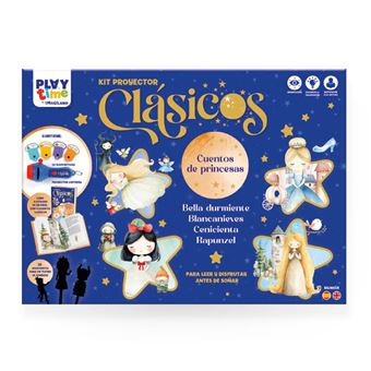 Cuentos Clasicos De Princesas Con Proyector Bilingüe
