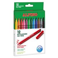 Estuche 12 rotuladores Standard Alpino