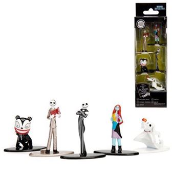 Set 5 nanofiguras de metal Disney Pesadilla antes de Navidad
