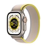 Apple Watch Ultra 49mm LTE Caja de titanio y correa Loop Trail Amarillo/Beige - M/L