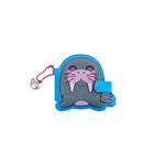 Mr Wonderful Llavero Con Minilibreta Squishy Morsa