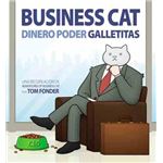 Business Cat: dinero, poder, galletitas