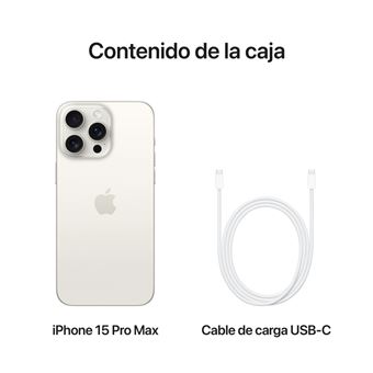 Apple iPhone 15 Pro Max 6,7 1TB titanio blanco - Smartphone