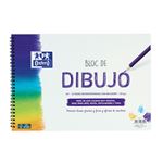 Bloc De Dibujo Escolar Oxford A4+ 20 Hojas 130 Grs Microperforadas