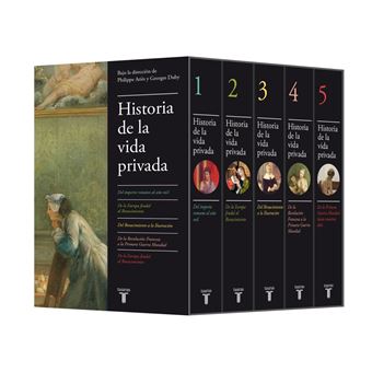 Estuche Historia de la vida privada (5 volúmenes)