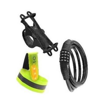 Kit de seguridad T'nB 3 en 1 con Soporte para smartphone