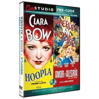 Cine Studio Doble Sesión Pre-code: Hoopla V.O.S. + Amor y Alegría (Hips, Hips, Hooray!) - DVD