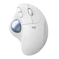 Ratón ergonómico inalámbrico Logitech Ergo M575 Blanco