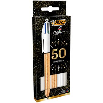 3 bolígrafos BIC 4 colores con cuerpo de varios colores - Bolígrafo - Los  mejores precios