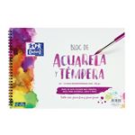 Bloc De Acuarela Y Témpera Oxford A4+ 10 Hojas 300 Grs Microperforadas Liso