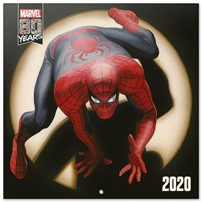 Calendario de pared 2020 Erik 30x30 multilingüe Marvel Comics 80 Years