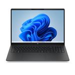 Ordenador portátil HP OmniBook 3 16-bu0090ns, Intel Core 7-150U, 16GB RAM, 1TB SSD, Intel Graphics, Windows 11 Home, 16" 2K FHD, Negro y  Gris