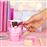 Taza metalizada rosa La Vecina rubia +Brilli brilli_4