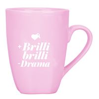 Taza metalizada rosa La Vecina rubia +Brilli brilli