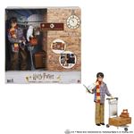 Muñeco articulado Mattel GXW31 Harry Potter en la Plataforma 9 3/4 con Hedwig y carrito portaequipajes